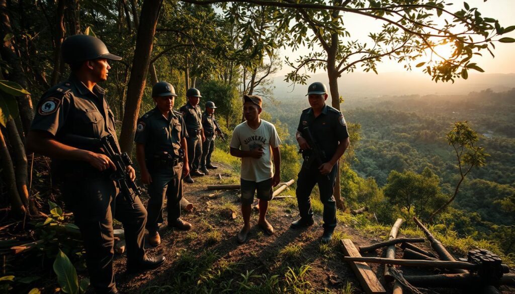 Tersangka Perusakan Hutan Lindung Ditangkap di Papua Barat