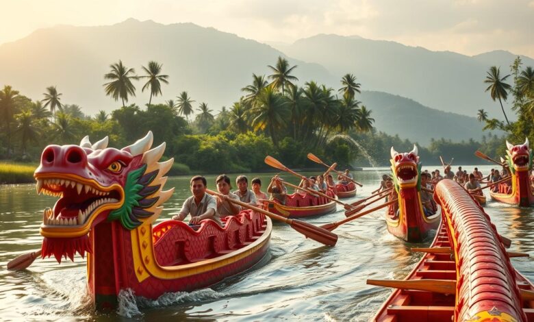 permainan tradisional perahu naga