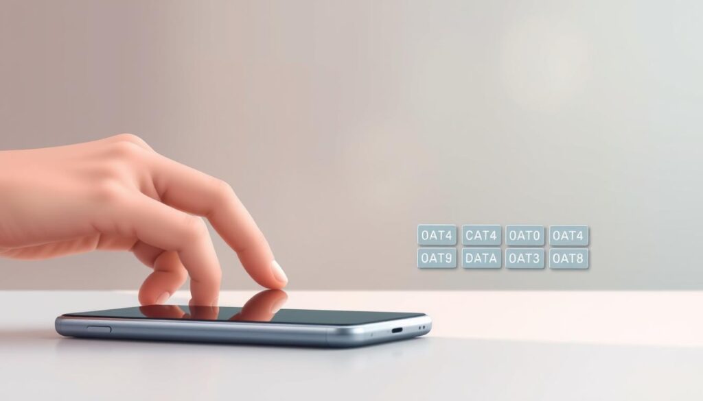 Prompt A serene and minimalist illustration depicting the routine maintenance of digital memory. In the foreground, a hand carefully swiping across a sleek, modern smartphone screen, symbolizing the gentle cleansing of cache and temporary files. The middle ground showcases a stylized representation of memory management, with fragmented data blocks being reorganized and consolidated into a cohesive, optimized whole. The background features a soft, blurred gradient in muted, calming tones, evoking a sense of harmony and efficiency. The lighting is soft and diffused, creating a sense of tranquility and focus. The overall composition conveys the idea of a well-considered, battery-friendly approach to memory optimization. Prompt A serene and minimalist illustration depicting the routine maintenance of digital memory. In the foreground, a hand carefully swiping across a sleek, modern smartphone screen, symbolizing the gentle cleansing of cache and temporary files. The middle ground showcases a stylized representation of memory management, with fragmented data blocks being reorganized and consolidated into a cohesive, optimized whole. The background features a soft, blurred gradient in muted, calming tones, evoking a sense of harmony and efficiency. The lighting is soft and diffused, creating a sense of tranquility and focus. The overall composition conveys the idea of a well-considered, battery-friendly approach to memory optimization.