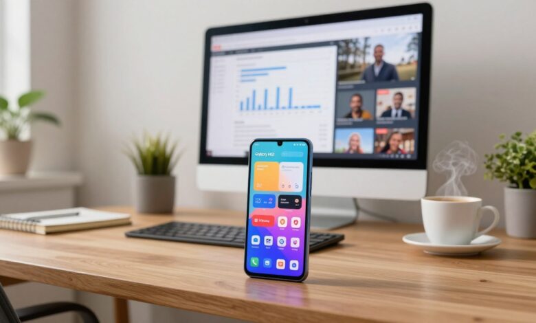 galaxy m55 untuk work from home